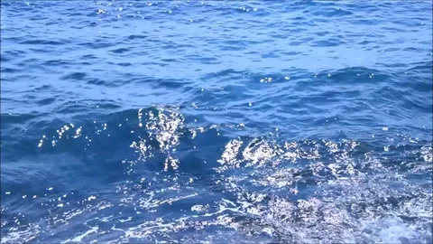 Calm waves close to the shore Stock Footage