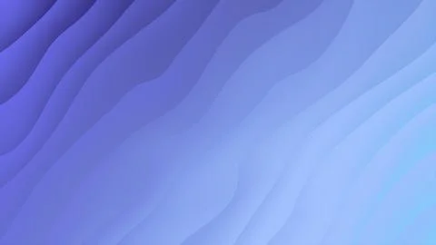 Calm waves create soothing patterns as the sun sets, casting a peaceful blue Illustrazione stock