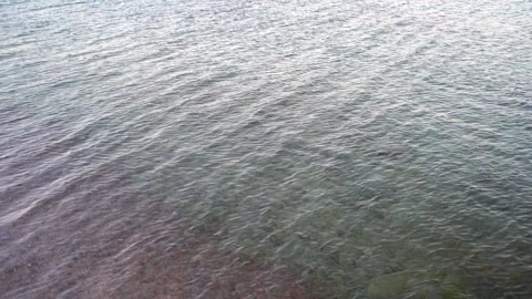 Calm Waves Of The Sea Stock Footage 248703998