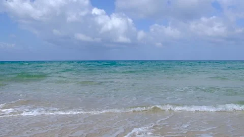 Calm waves on the sea Stock Footage 250245434