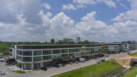 A calm weather before cloudy cloud footage 4K Stockbeeldmateriaal 86639715