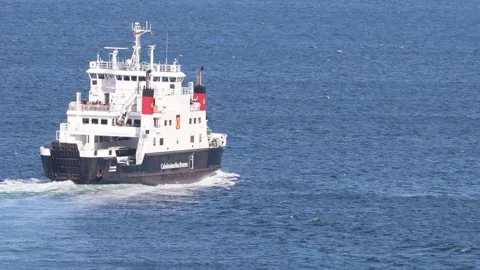 CalMac Caledonian MacBrayne Ferry Stock Footage 341123524