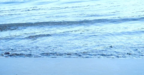 Calmed Water Waves Background 4K Footage Stock Footage 111306908