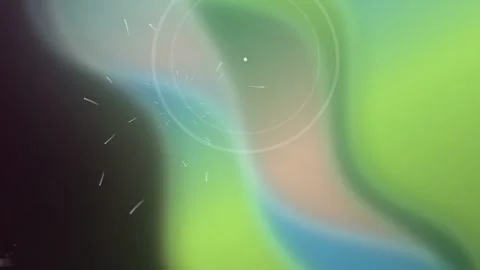A calming abstract artwork featuring flowing shapes in shades of green and .. Stock Footage 328618843