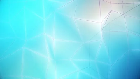 Calming blue backdrop with smoothly transforming geometric shapes Stock Footage 316793859