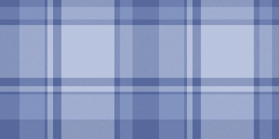 A calming blue plaid pattern featuring seamless tartan checks, creating a sen Stock Illustration