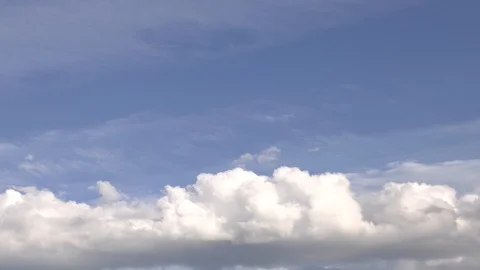 Calming Clouds - 4K Timelapse cloudscape mindfulness background Stock Footage 107298150