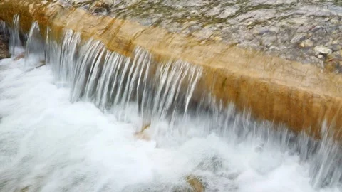 The Calming Effect of Crystal Clear Waterfalls and Flowing Streams: Experienc Stock Footage 309197179