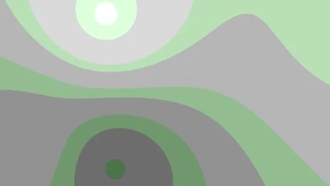 Calming Green and Gray Abstract Flow Stock Footage 314534061