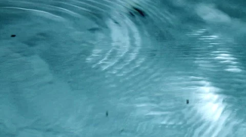 Calming Pool Water to Ripples Video stock 42010073