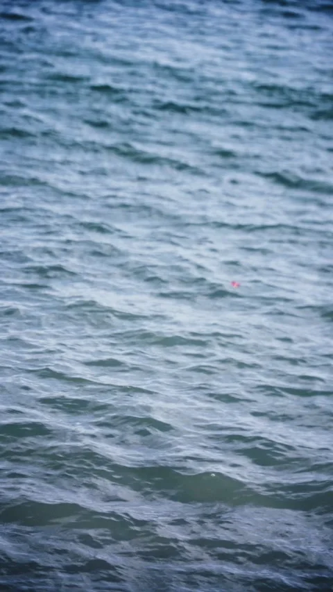 Calming sea waves lapping on a sunny day Stock Footage 326226015