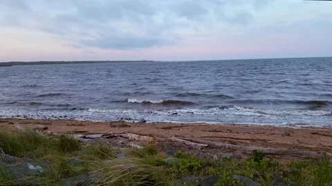 Calming small waves of water Stock Footage 131183809