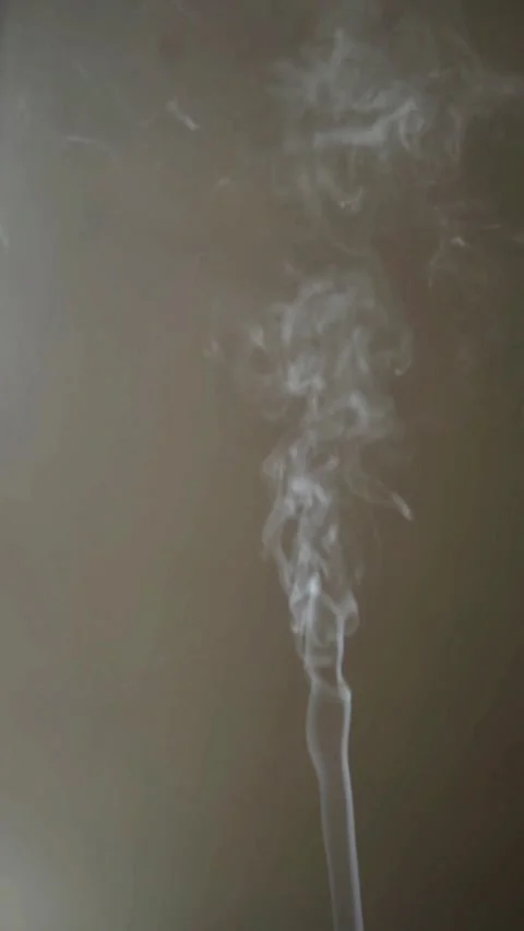 Calming Smoke Waves Creating a Zen Meditation Mood Video stock 337027194