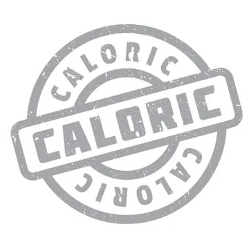 Caloric rubber stamp Stock Illustration