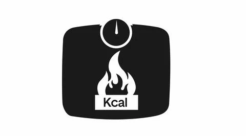 Calorie Burning Icon Illustrazione stock