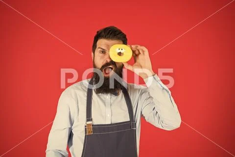 Calorie. Chef feel hunger. Calorie counting. Diet and healthy food. gain calorie Stock Photos