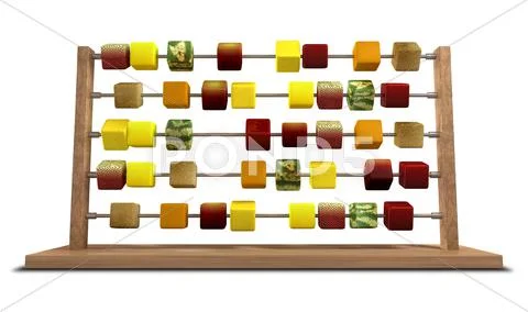 Calorie counting Stock Illustration
