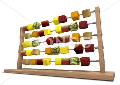 Calorie counting Stock Illustration