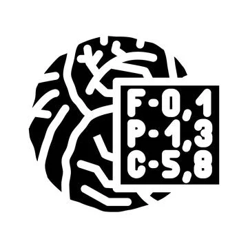 Calories cabbage glyph icon vector illustration Ilustración de archivo