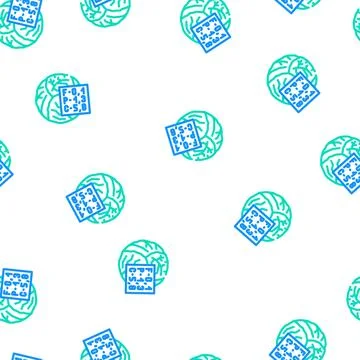 Calories cabbage vector seamless pattern Ilustración de archivo