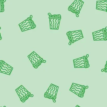Calories chicken fried line vector seamless pattern Stock Illustration