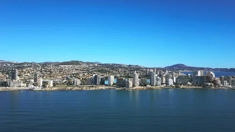 Calpe drone spain Stock Footage 89649955