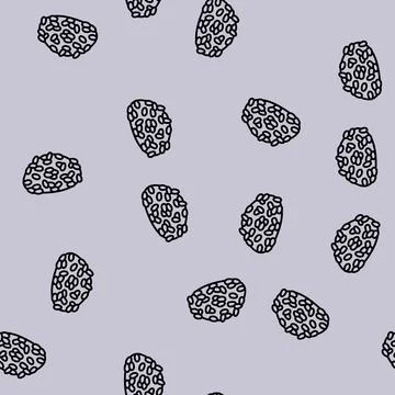 Calrose rice line seamless pattern Illustrazione stock