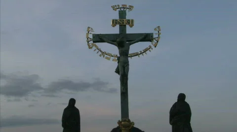 Calvary Cross Stock Footage 510139