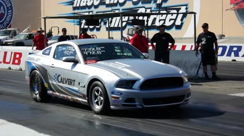 Calvert Mustang Launch Contrast Video stock 55419224