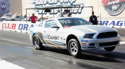 Calvert Mustang Launch Video stock 55417416