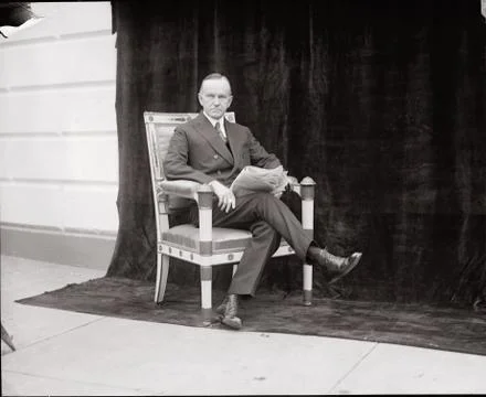 Calvin Coolidge Foto stock