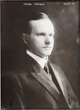 Calvin Coolidge Foto stock