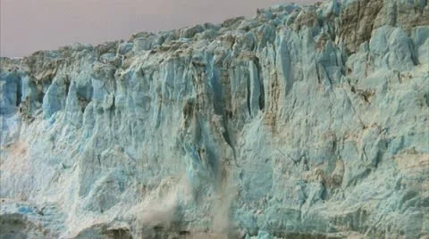 Calving glacier 3 Stock Footage 11089076