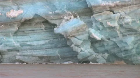 Calving glacier 4 Stock Footage 11089853