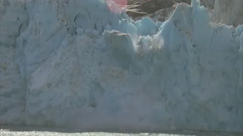 Calving glacier 6 Stock Footage 11089842
