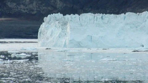 Calving glacier Video stock 851407