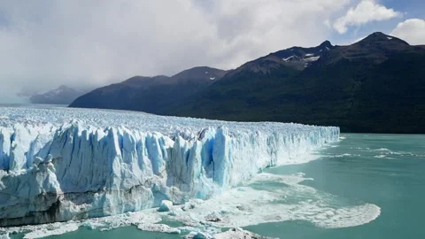 Calving Glacier Stock Footage 257638447