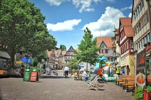 Calw. Germany. May 31, 2025 city ​​holiday. Stock Photos