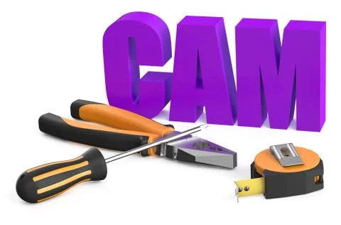 CAM  servise concept Stock Illustration