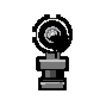 Cam web camera game pixel art vector illustration Stockillustratie