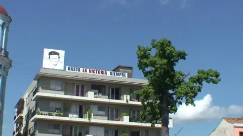 Camagüey, Hasta la Victoria Siempre Stock Footage