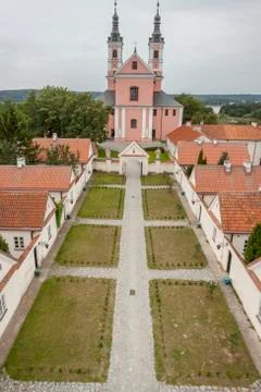 Camaldolese monastery in Wigry, Poland. Stock Photos