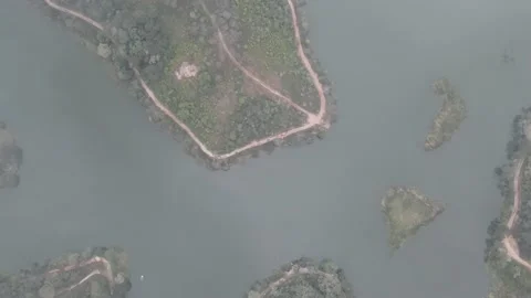 Camara down 4k drone con giro Stock Footage 169489002