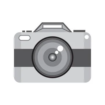 Camara Old Flat Design Vector illustration. Stock Illustration
