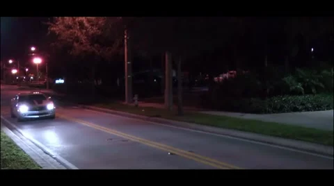 Camaro drive by high angle Video stock 8687987