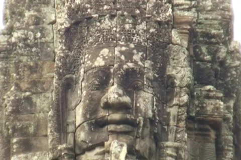 CAMBODIA-BAYON TEMPLES 2 Stock-Footage 804978