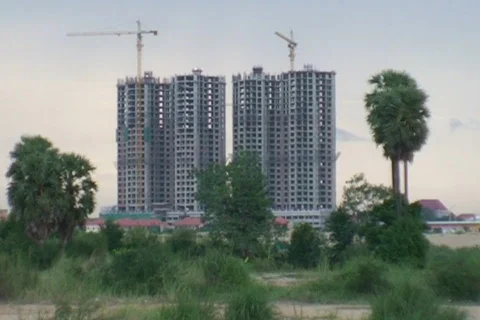 CAMBODIA-BUILDING-CONSTRUCTION 1 Stock-Footage 754144