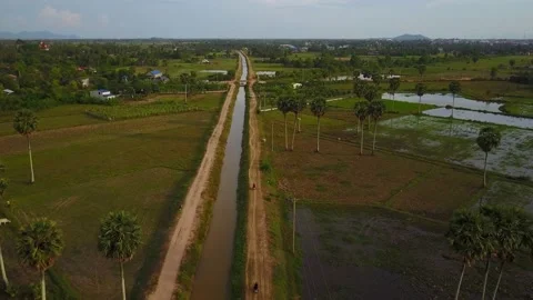 Cambodia Countryside Stock Footage 148241192