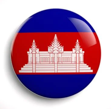 Cambodia flag Stock Illustration