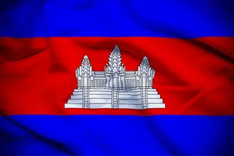 Cambodia Flag Stock Photos